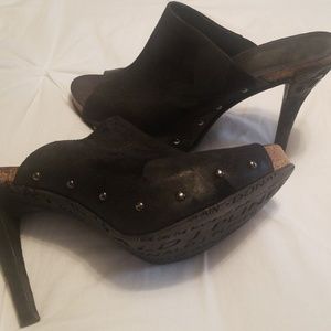 Size 9 peep toe heel